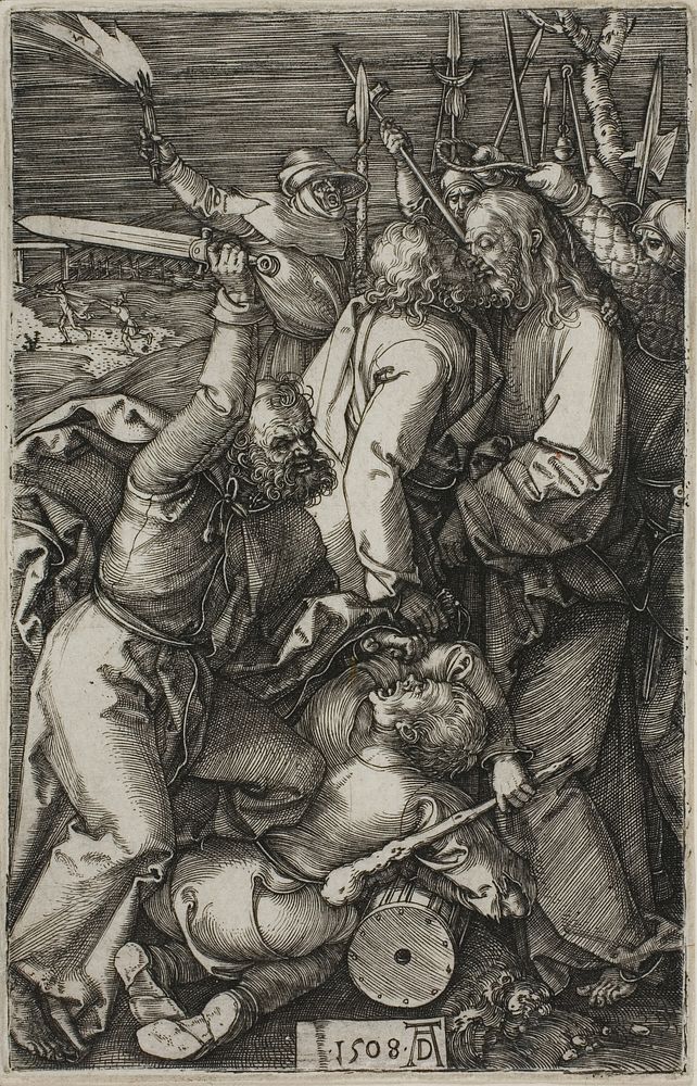 Betrayal of Christ, from The Engraved Passion by Albrecht Dürer