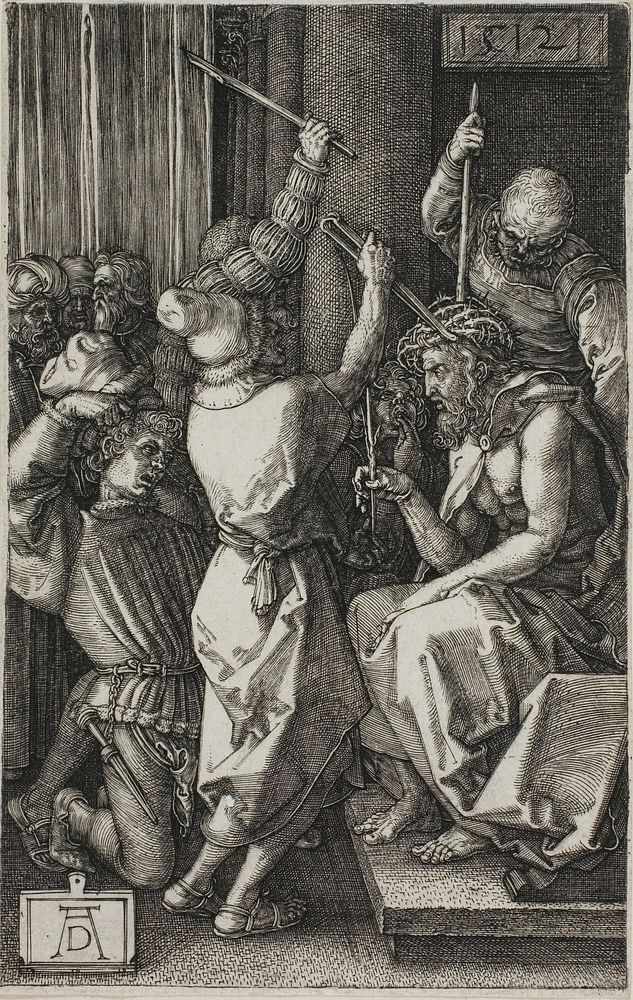 Christ Crowned with Thorns, from The Engraved Passion by Albrecht Dürer