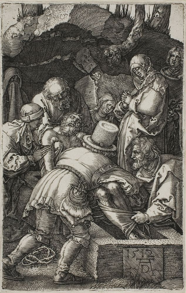 Deposition, from The Engraved Passion by Albrecht Dürer