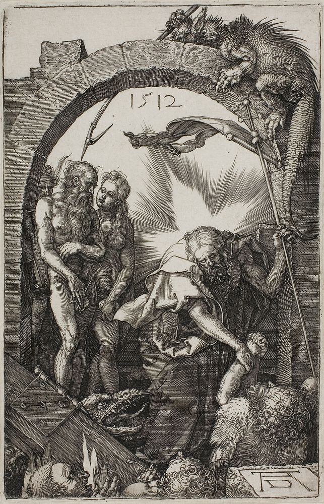 Harrowing of Hell; Christ in Limbo, from The Engraved Passion by Albrecht Dürer