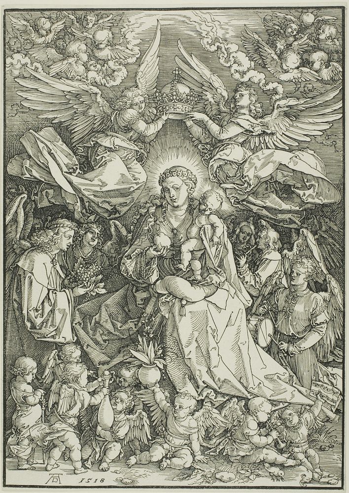 Madonna Queen of Angels by Albrecht Dürer