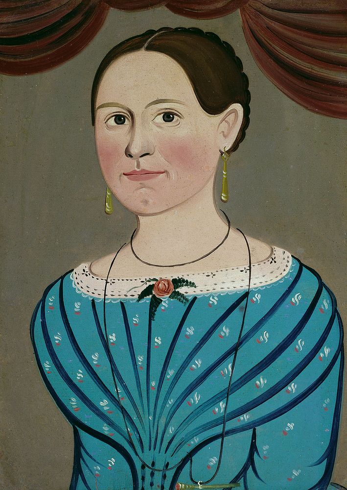 Woman in a Blue Dress by School of William Matthew Prior