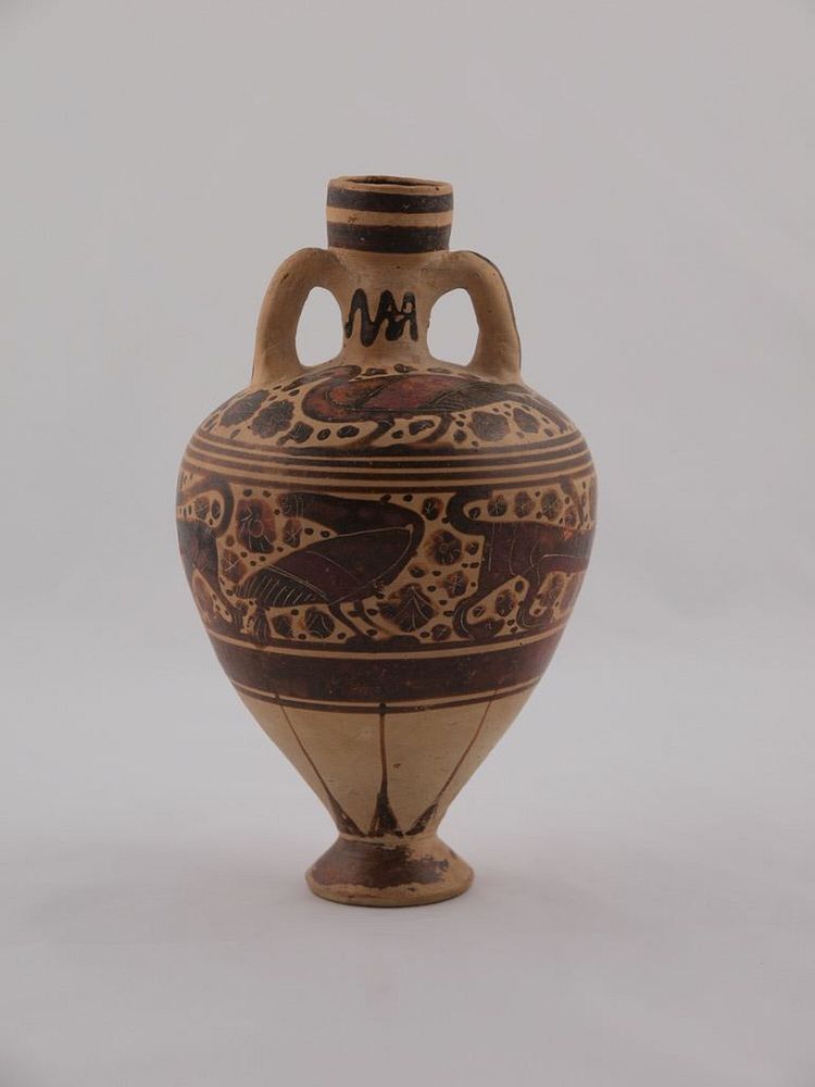 Amphoriskos (Container for Oil) by Ancient Greek
