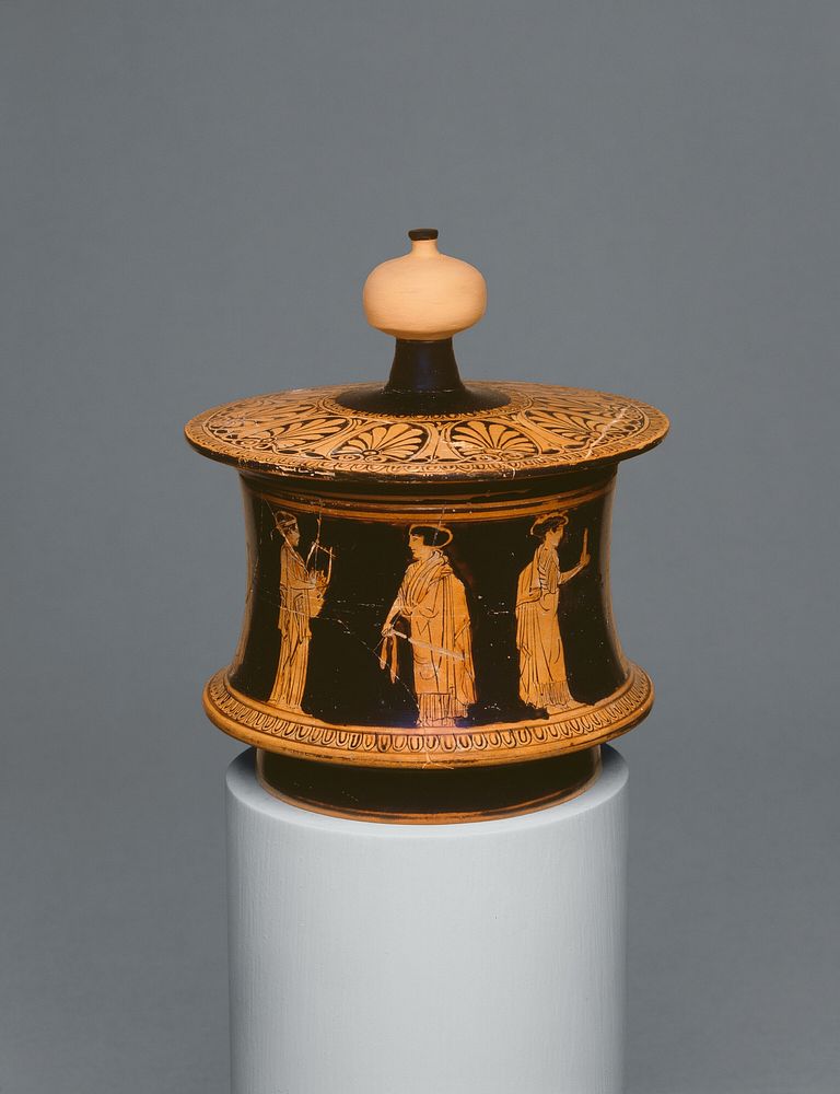 Pyxis (Container for Personal Objects) by Ancient Greek