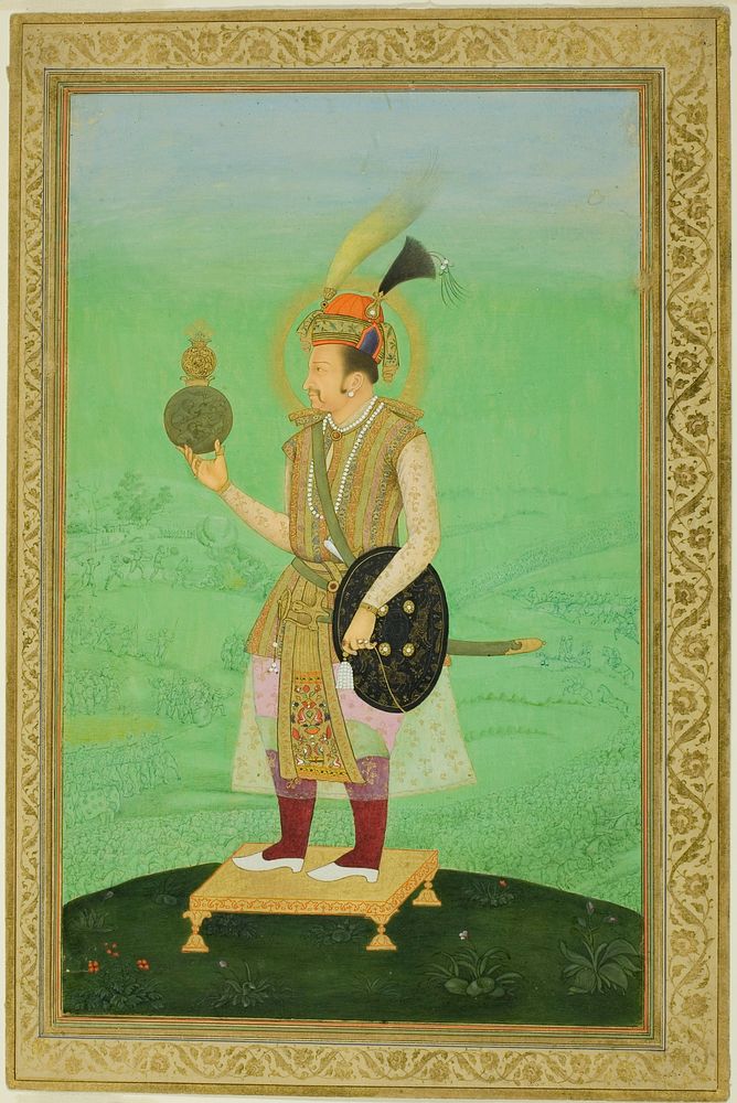 Portrait of Emperor Jahangir by Mughal