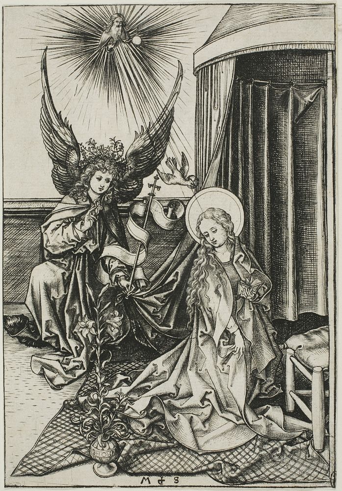 The Annunciation by Martin Schongauer