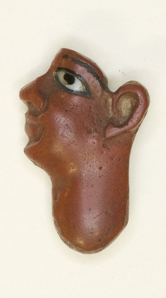 Inlay Depicting the Face of a King by Ancient Egyptian
