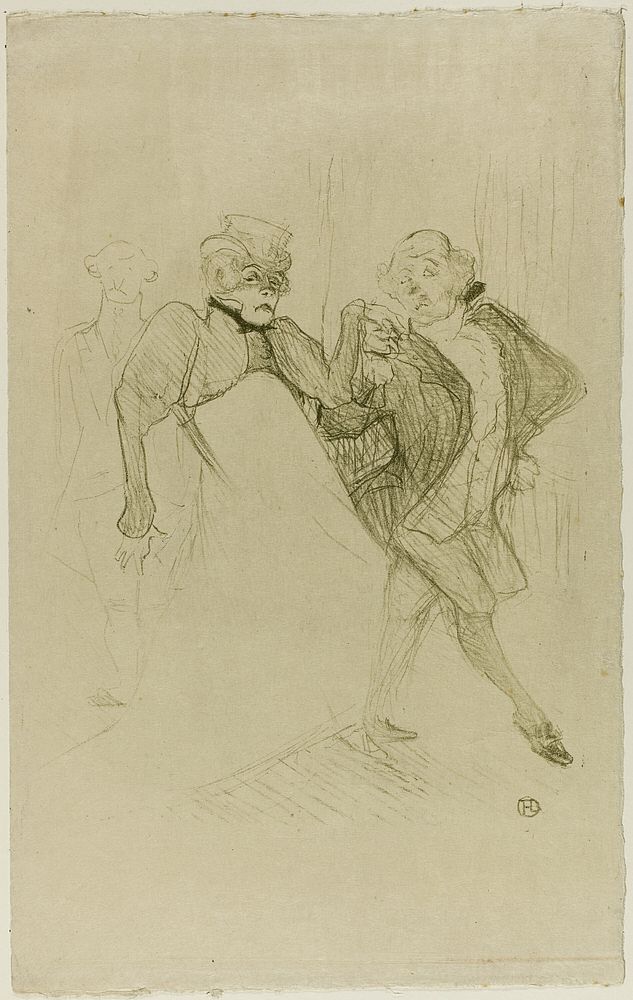 Réjane and Galipaux, in Madame Sans-Gêne by Henri de Toulouse-Lautrec