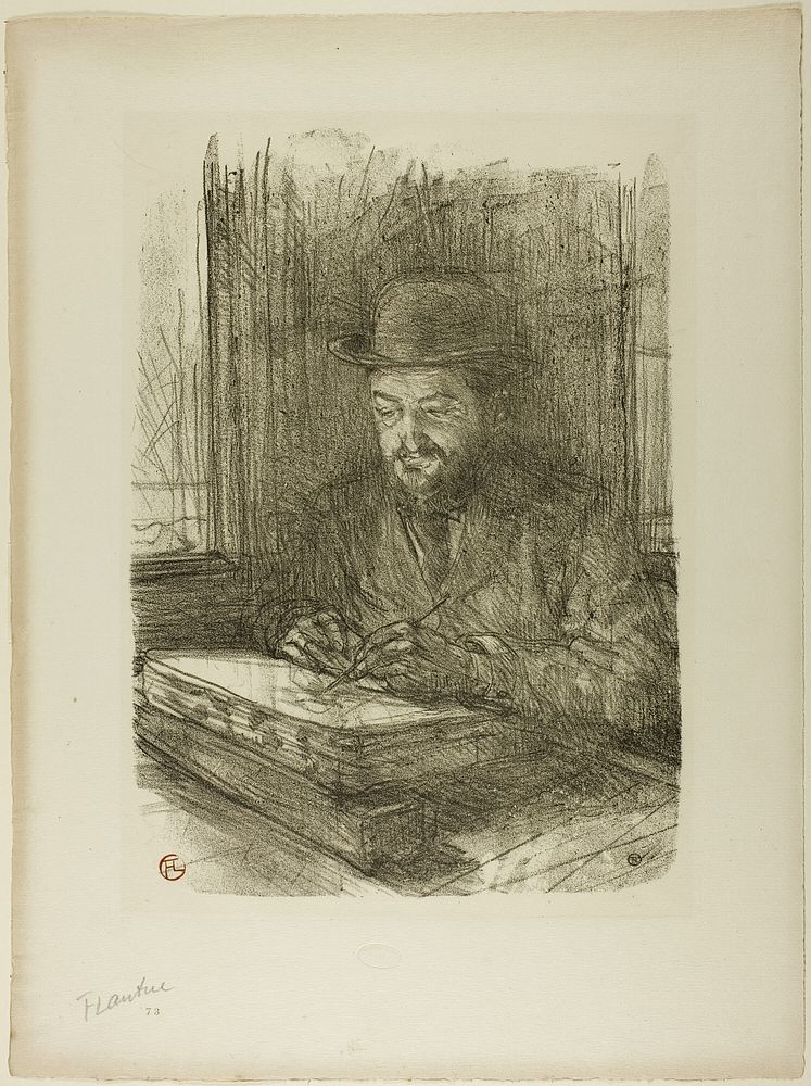 The Master Engraver, Adolphe Albert by Henri de Toulouse-Lautrec