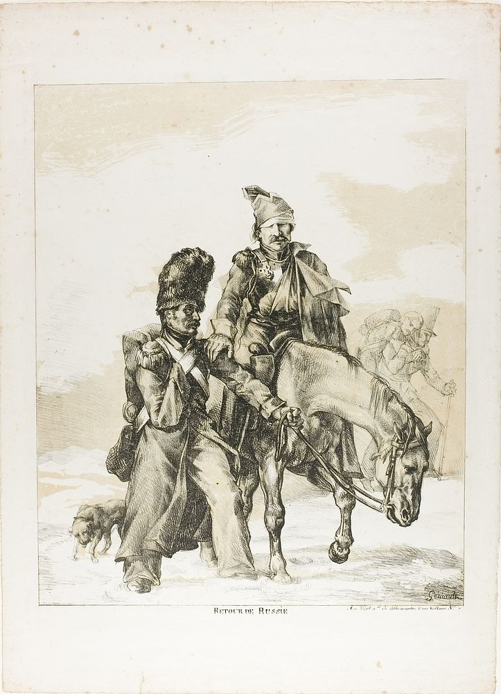 The Return from Russia by Jean Louis André Théodore Géricault