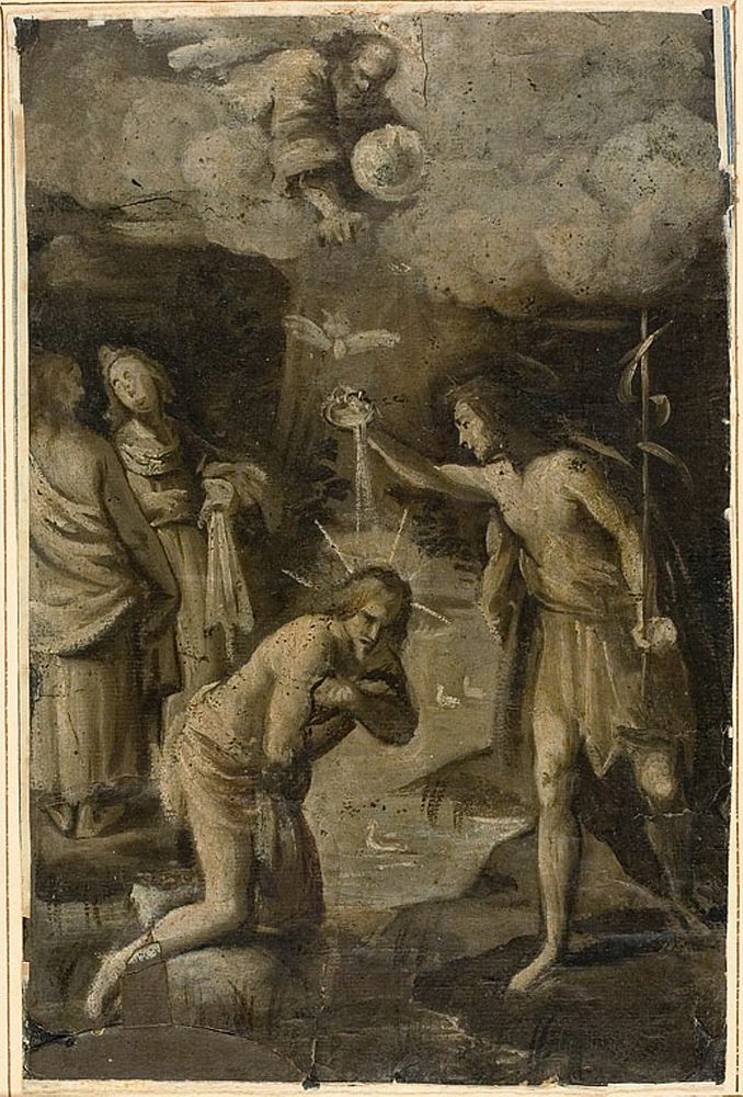 Baptism of Christ by Rutilio Manetti