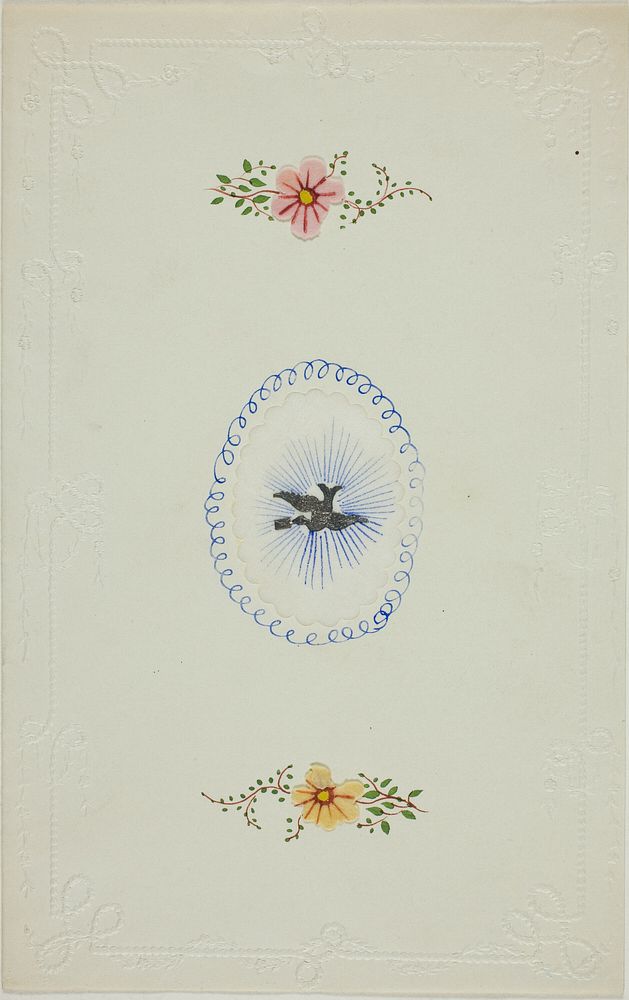 Untitled Valentine (Silver Dove) by George Kershaw