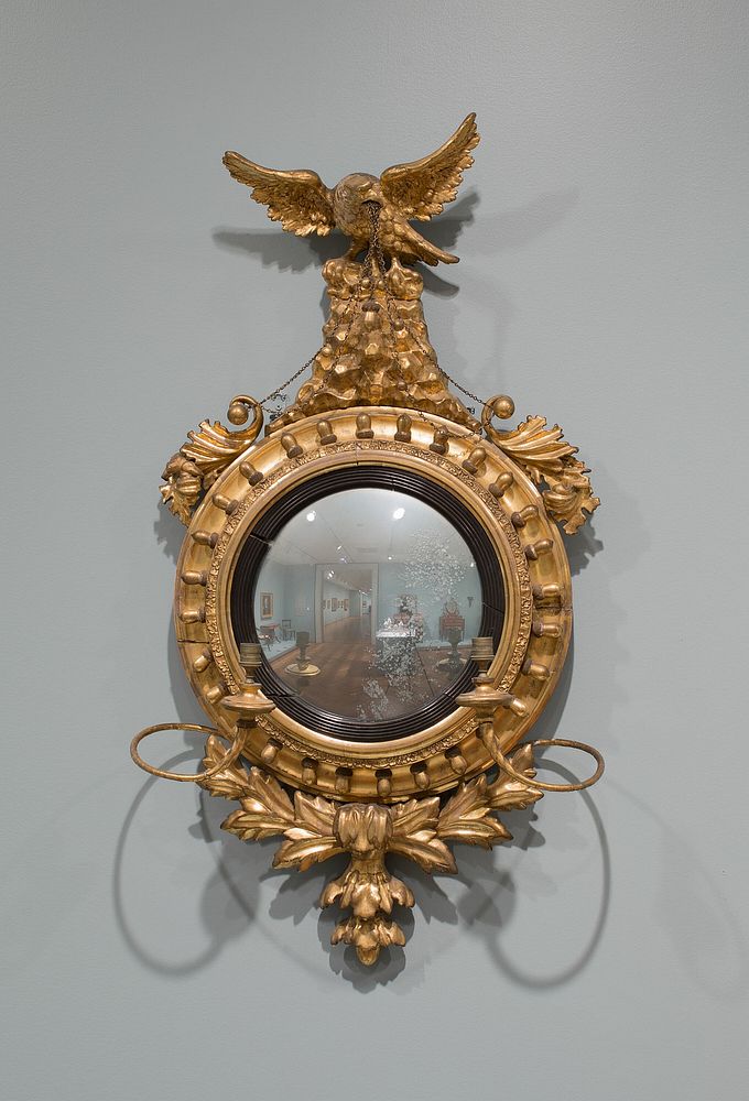 Pair of Convex Mirrors by Artist unknown