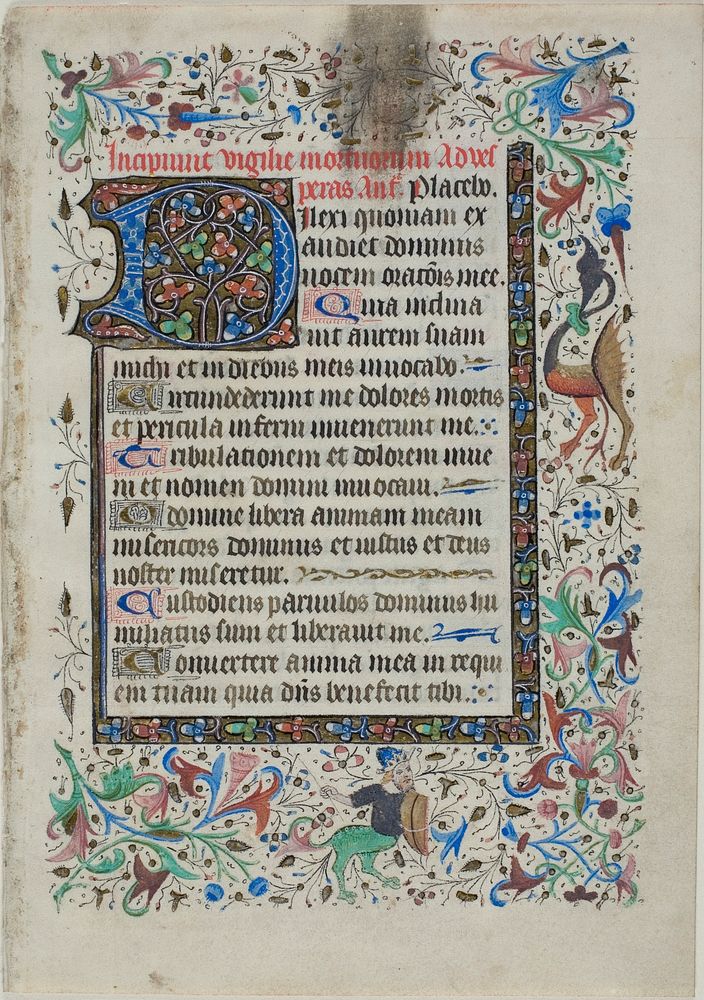 Text Leaf from a Book of Hours