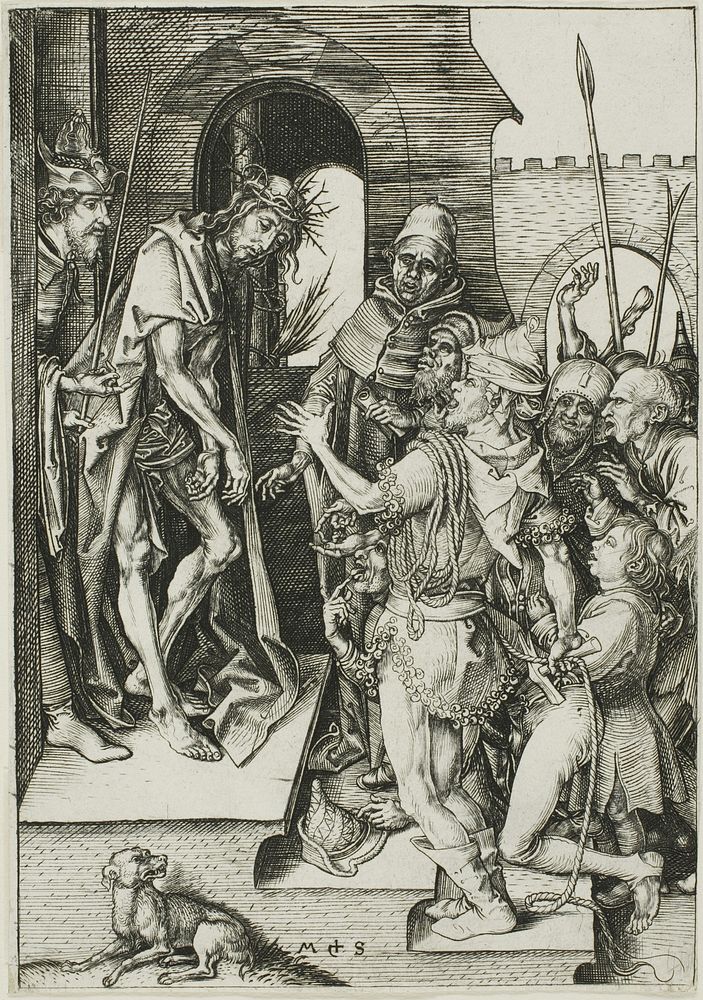 Ecce Homo, from The Passion by Martin Schongauer