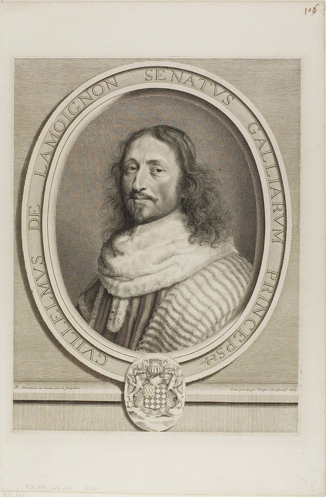 Guillaume de Lamoignon by Robert Nanteuil