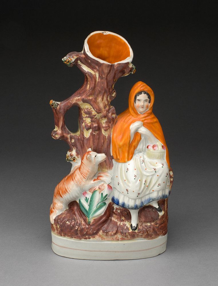 Chimney Ornament: Little Red Riding Hood by Staffordshire Potteries