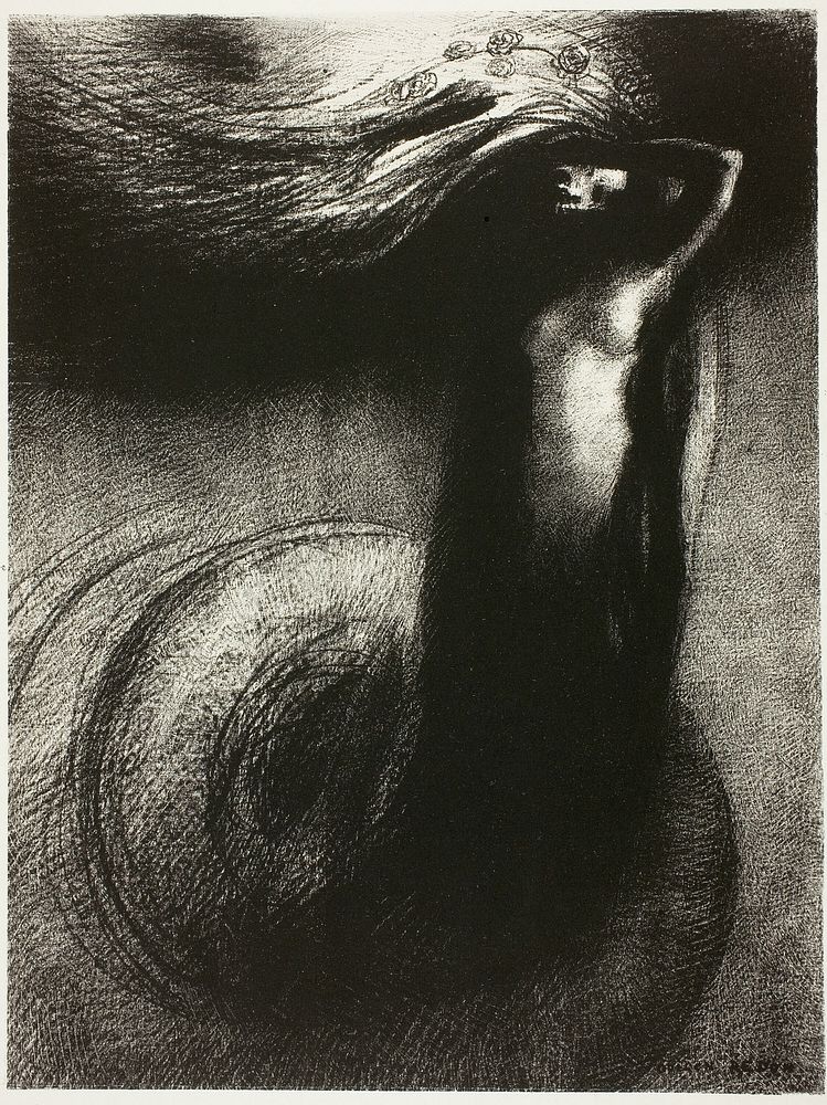Death: "My Irony Surpasses All Others" by Odilon Redon