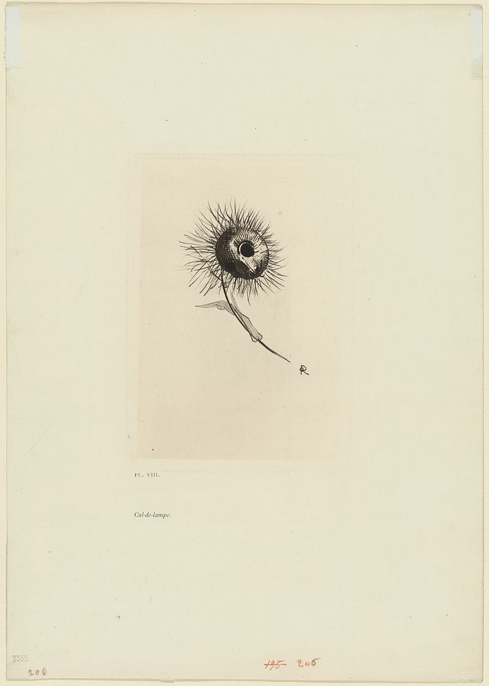 Tailpiece, plate 9 of 9 by Odilon Redon