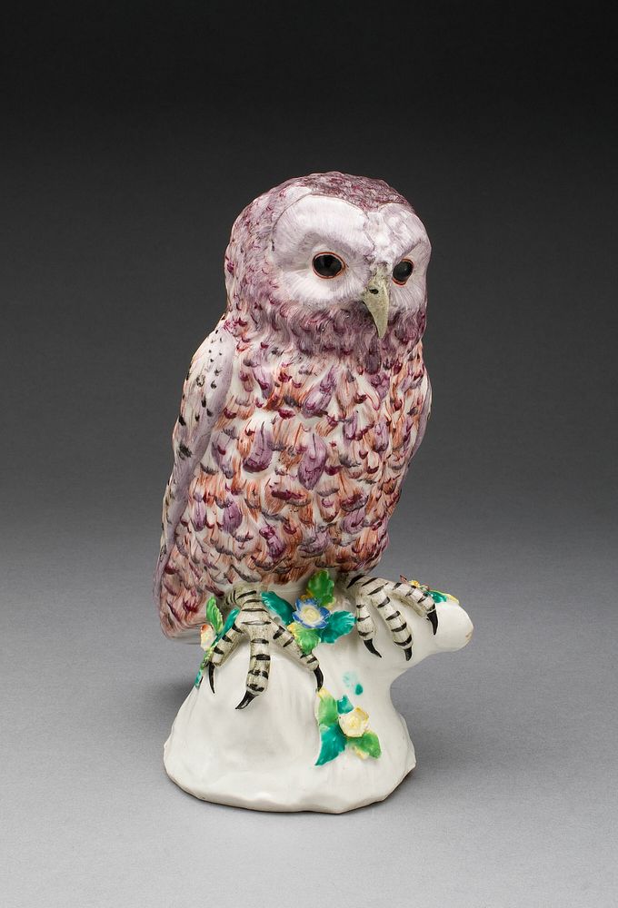 Owl by Bow Porcelain Factory