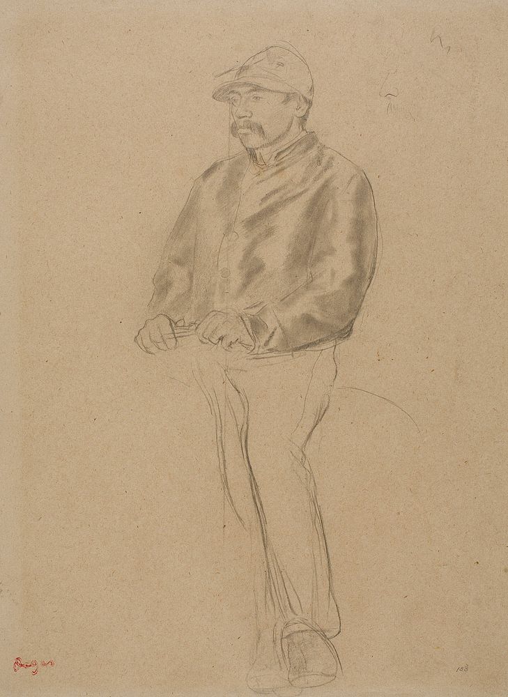 Jockey by Hilaire Germain Edgar Degas