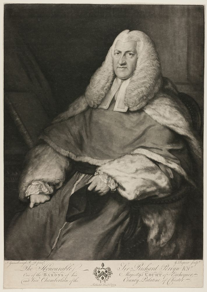 Sir Richard Perryn by Gainsborough Dupont