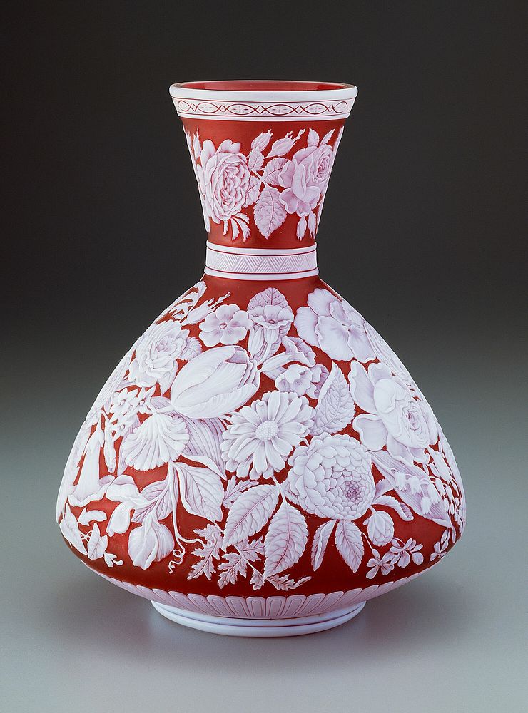Vase by Thomas Webb & Sons (Maker)