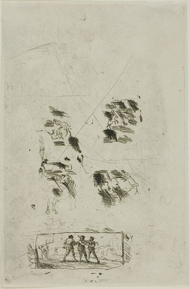 Study for a Scene with Brigands by Claude Lorrain