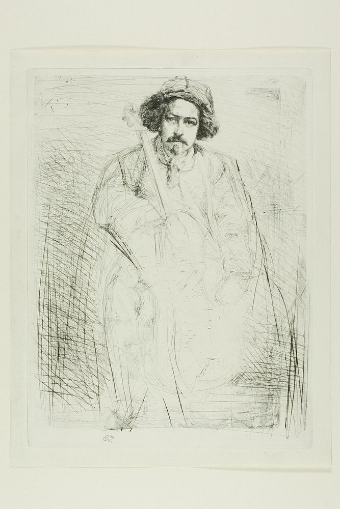 J. Becquet, Sculptor by James McNeill Whistler