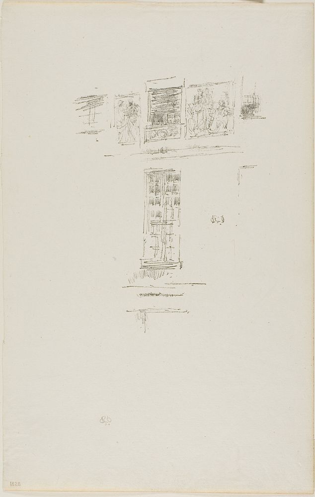 Hôtel Colbert, Windows by James McNeill Whistler