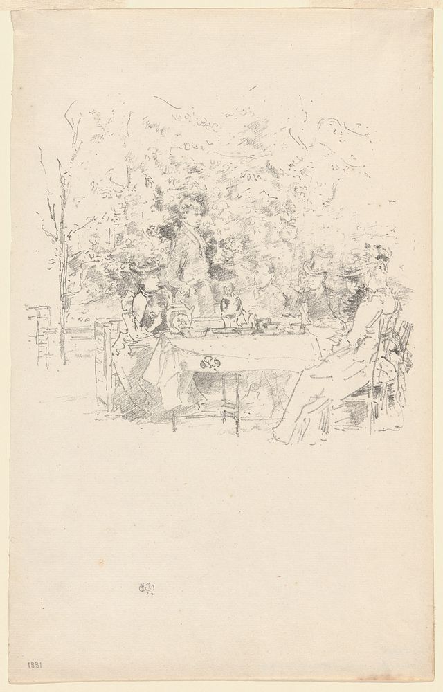 The Garden by James McNeill Whistler