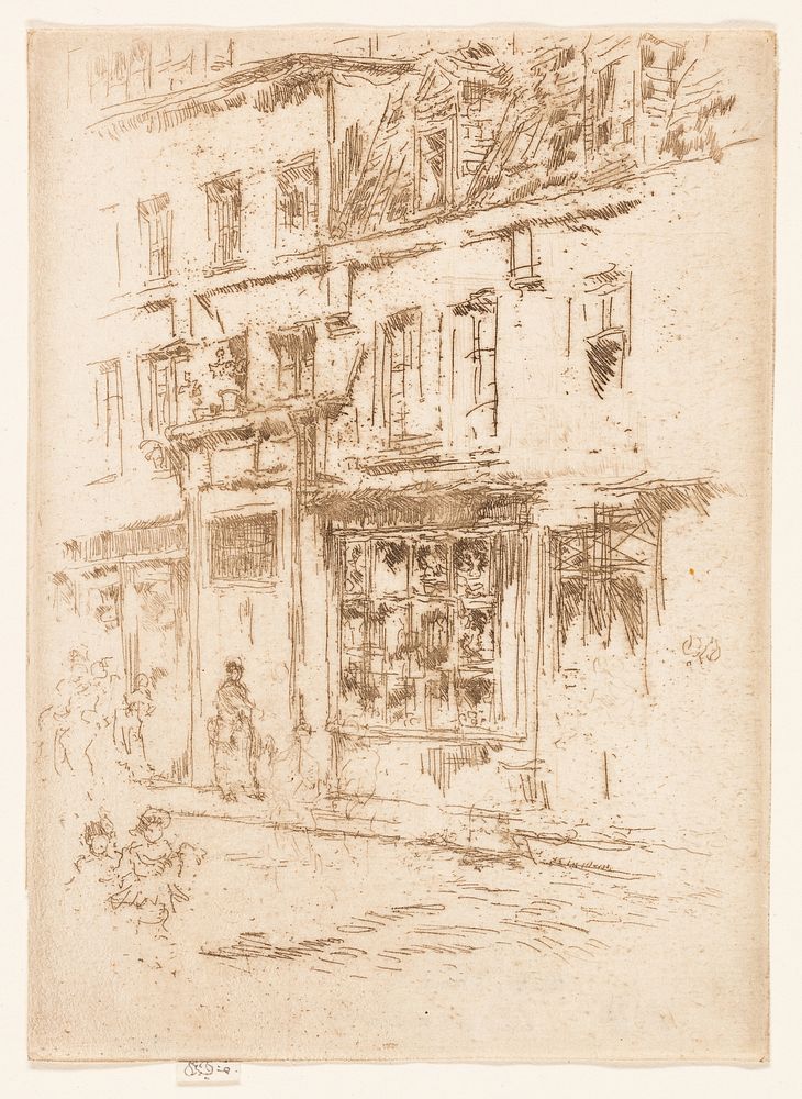 Petite Rue au Beurre, Brussels by James McNeill Whistler