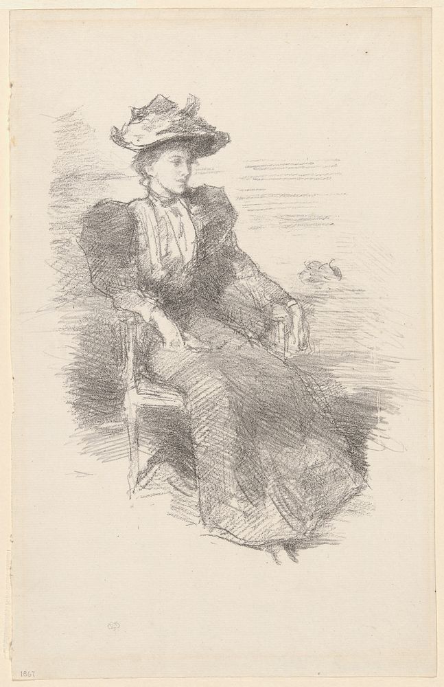 A Portrait: Mildred Howells by James McNeill Whistler