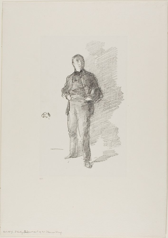 Study No. 1: Mr. Thomas Way by James McNeill Whistler