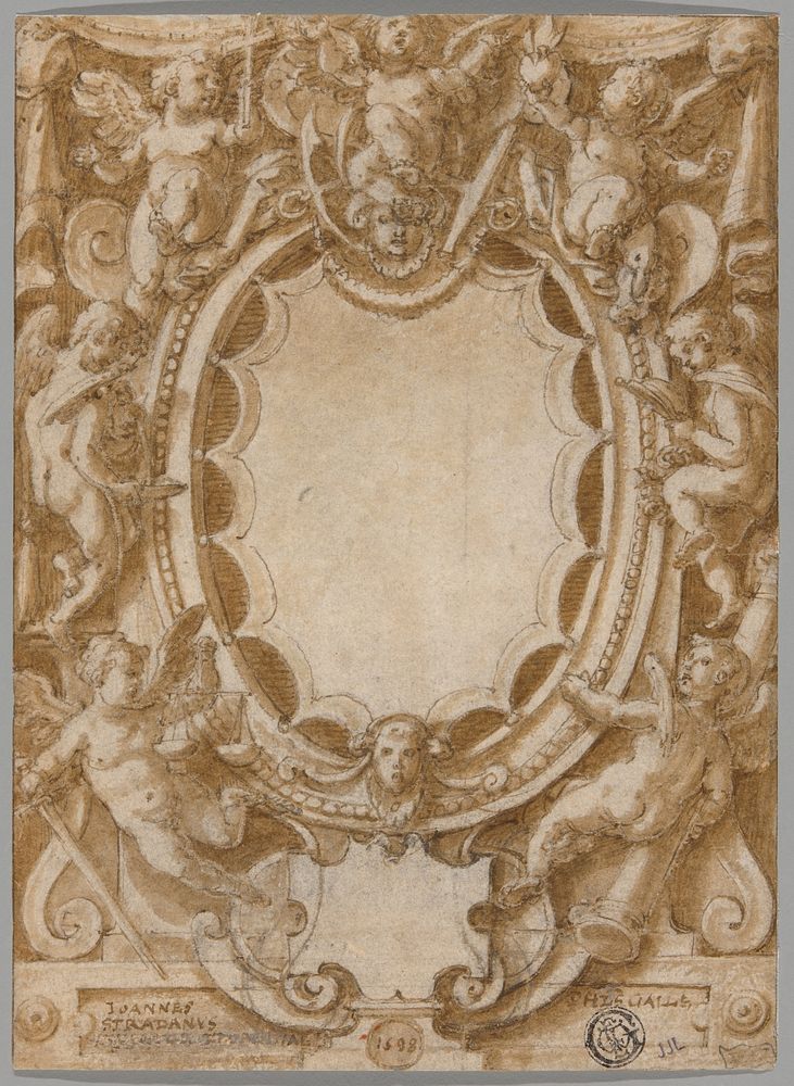 Design for Frontispiece to the Seven Virtues by Jan van der Straet
