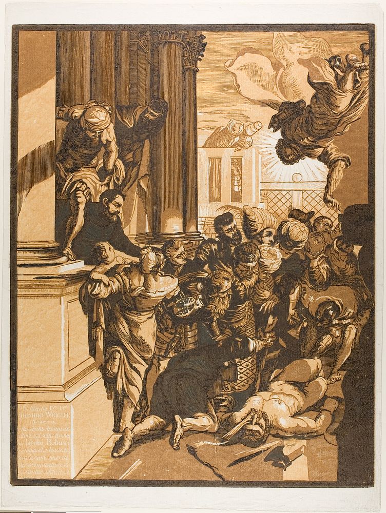 Saint Mark Saving a Slave from Torture, from Opera Selectiora by John Baptist Jackson