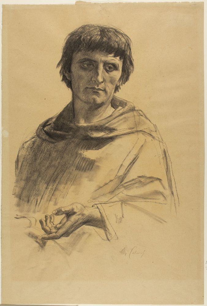 Central Figure, study for The Life of Saint Louis, King of France by Alexandre Cabanel