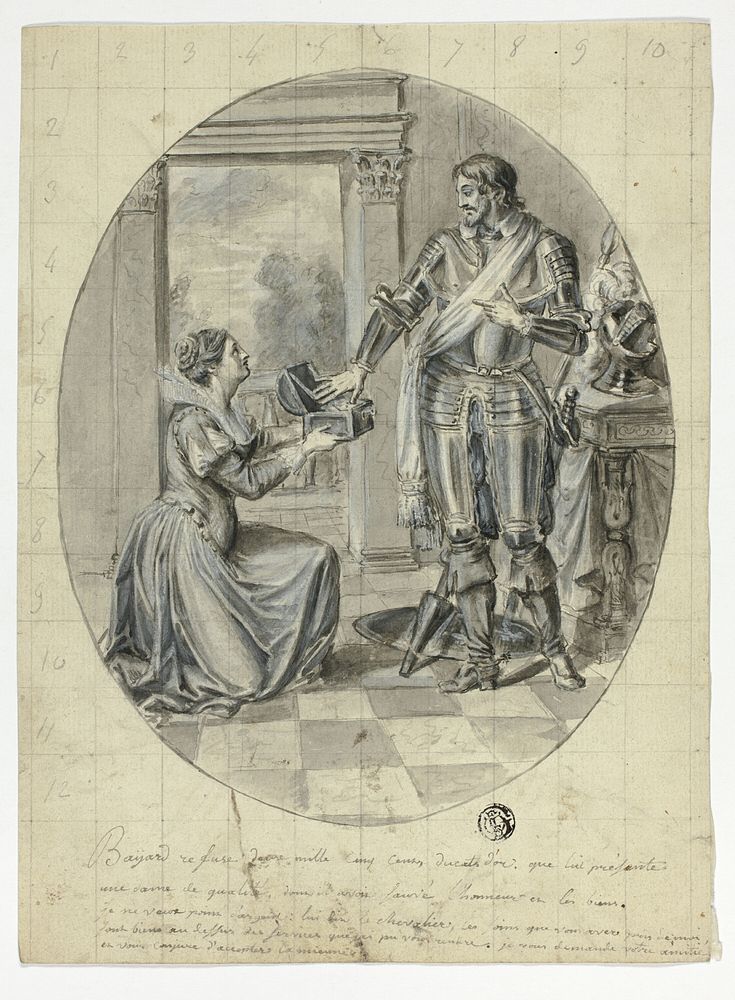 The Chevalier Bayard Refusing 2500 Ducats by Unknown