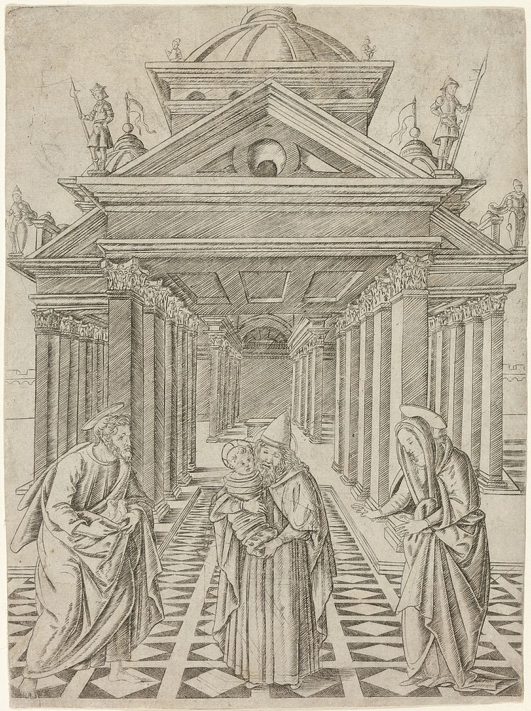 The Presentation in the Temple, from the Mysteries of the Rosary by Francesco Rosselli