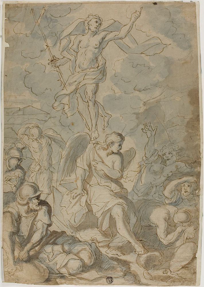 Resurrection of Christ by Style of Charles Le Brun