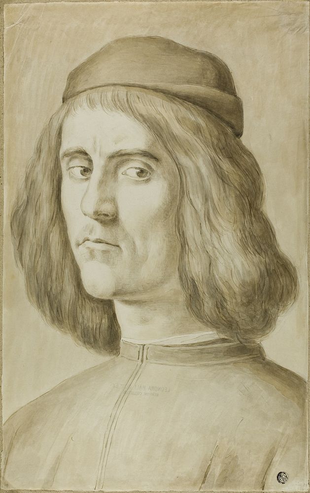 Portrait Bust of a Young Man by Sandro Botticelli