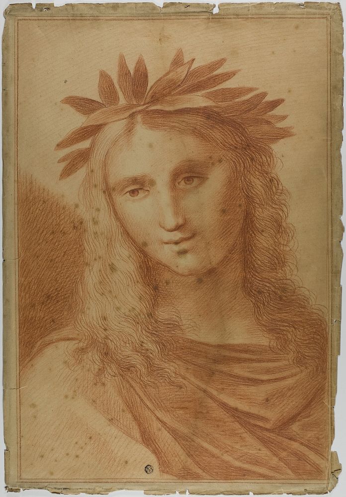 Woman Crowned with Laurel by Raphael