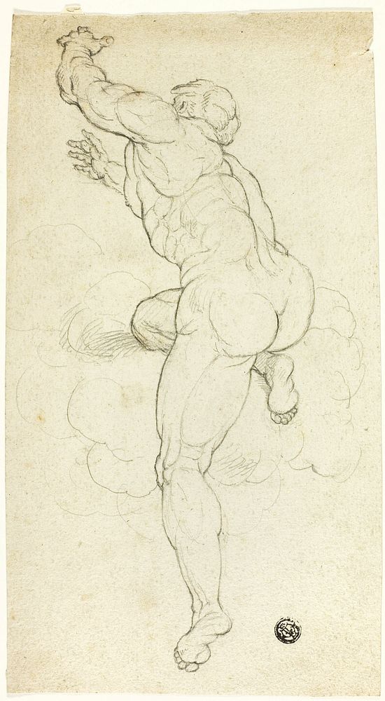 Ascending Male Nude by Michelangelo Buonarroti