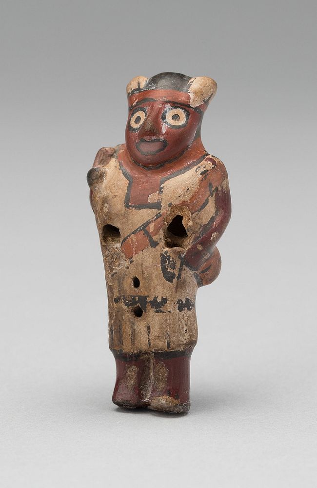 Whistle in the Form of a Standing Figure by Nazca