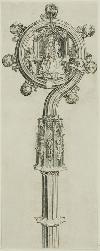 Bishop's Crosier by Martin Schongauer