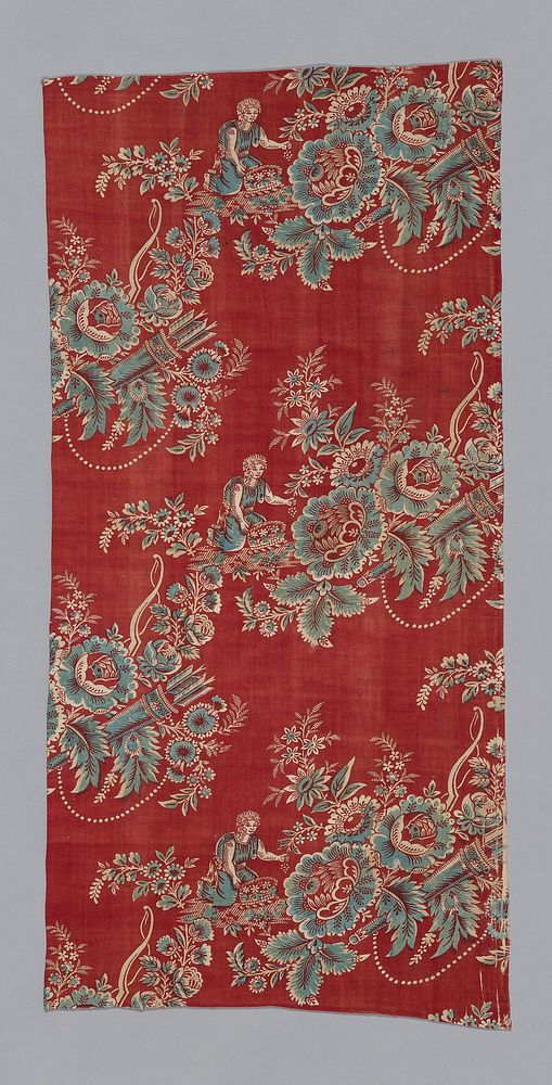 Eros Gathering Flowers (Furnishing Fabric)