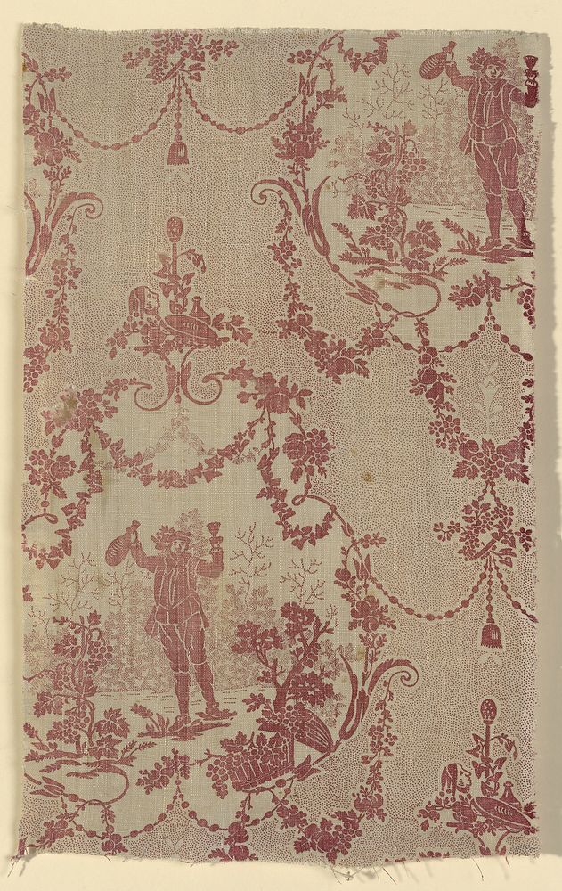 Le Petit Buveur (The Little Drinker) (Furnishing Fabric) by Francois Anotoine Aveline (Engraver)