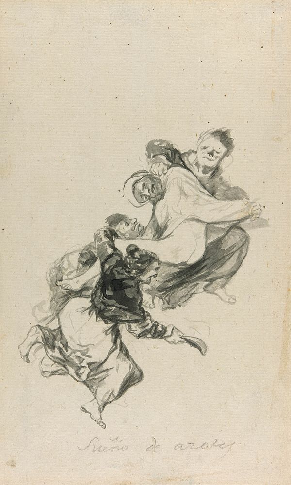 Dream of Flogging by Francisco José de Goya y Lucientes