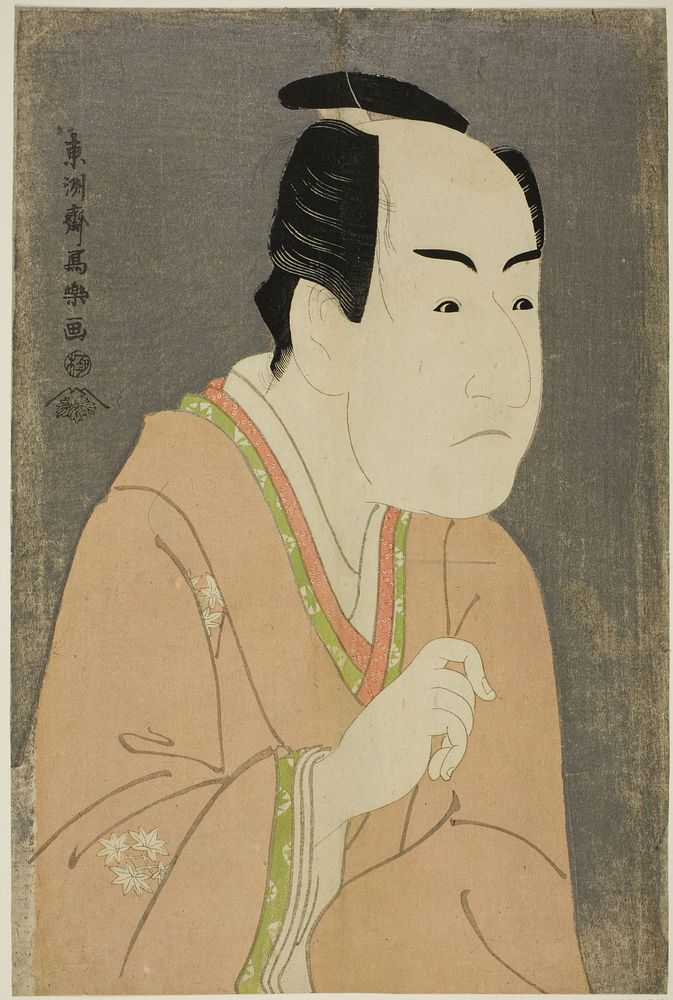 The actor Ichikawa Monnosuke II as Date no Yosaku by Tōshūsai Sharaku