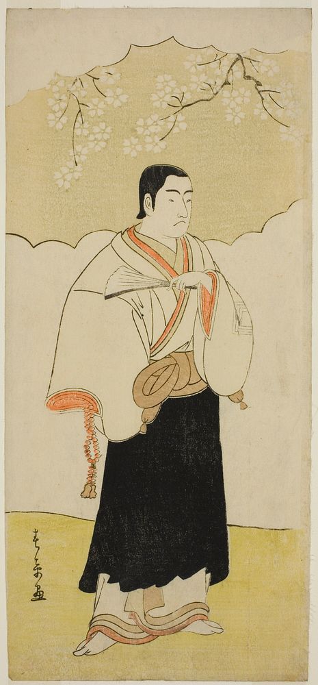 The Actor Ichikawa Monnosuke II as the Monk Renseibo in the Play Hatsumombi Kuruwa Soga, Performed at the Nakamura Theater…